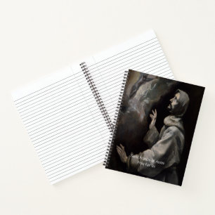 Cuaderno Oración de serenidad de San Francisco de Asís