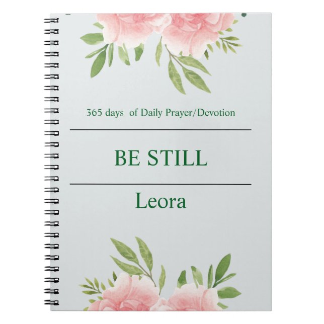 Cuaderno Oración/ Devoción (Frente)
