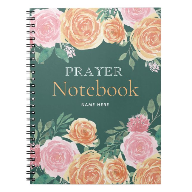 Cuaderno Oración floral (Frente)