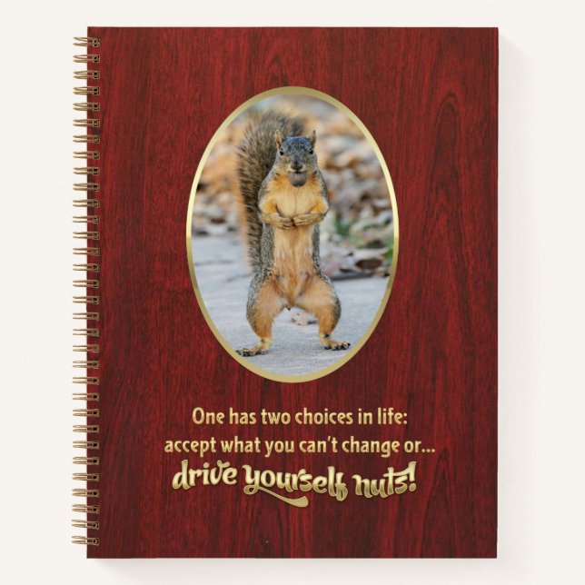 Cuaderno Oración por la serenidad en una pequeña espiral de (Anverso)