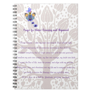 Cuaderno Oración por limpieza y alineación divina