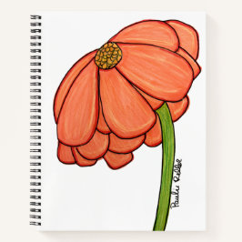 Cuaderno Orange Flower Notebook
