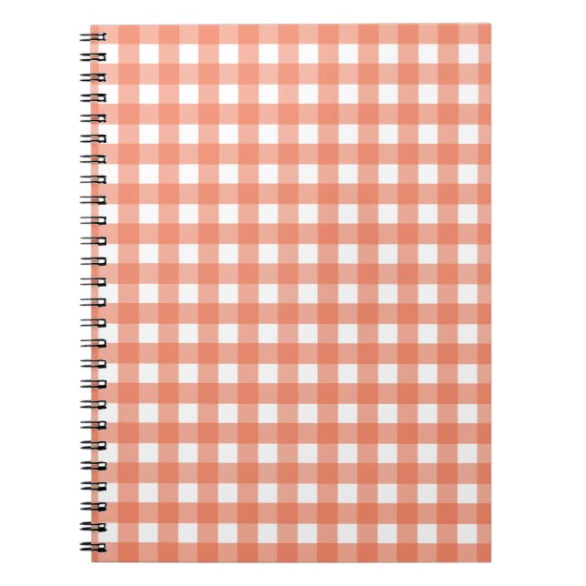 Cuaderno Orange gingham (Frente)