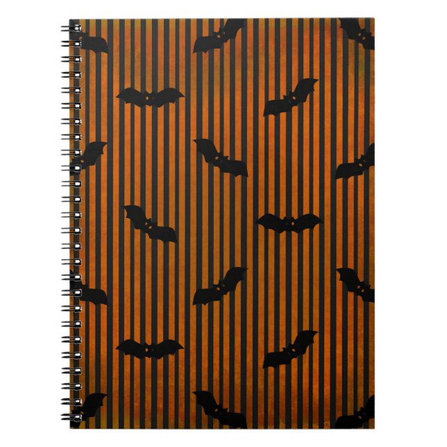 Cuaderno Orange Halloween Bats (Frente)