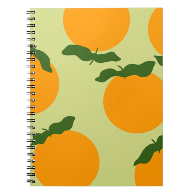 Cuaderno Orange pattern design (Frente)