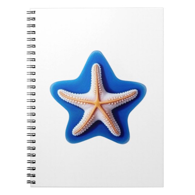 Cuaderno Orange Starfish in Blue (Frente)