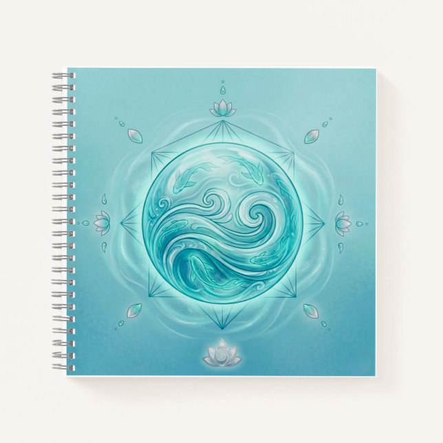 Cuaderno Orbe del Oráculo del Agua (Anverso)