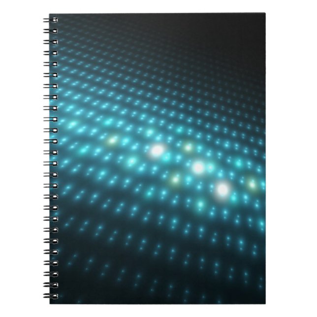 Cuaderno Orbes azules 3D (Frente)