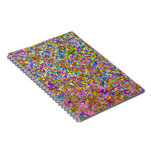 Cuaderno Orbs de diseño orgánico estilo esferoides