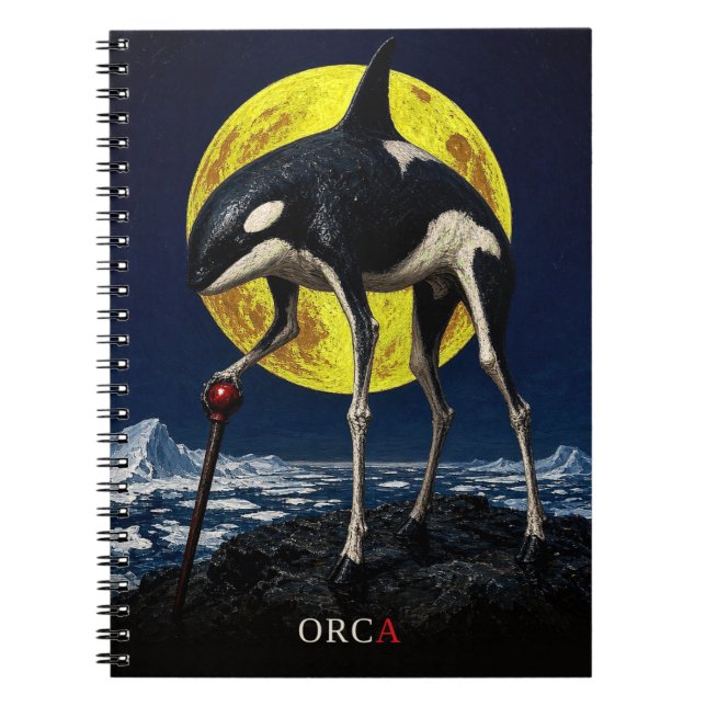 Cuaderno Orca Cane gótico Surrealista (Frente)