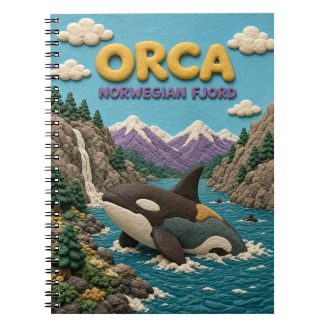 Cuaderno Orca Fjord Noruego Moderno KlayKoo (Frente)