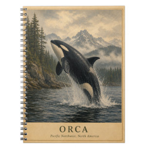 Cuaderno Orca Pacífico Noroeste VINTAGE