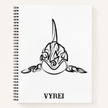 Orca tribal negra y blanca