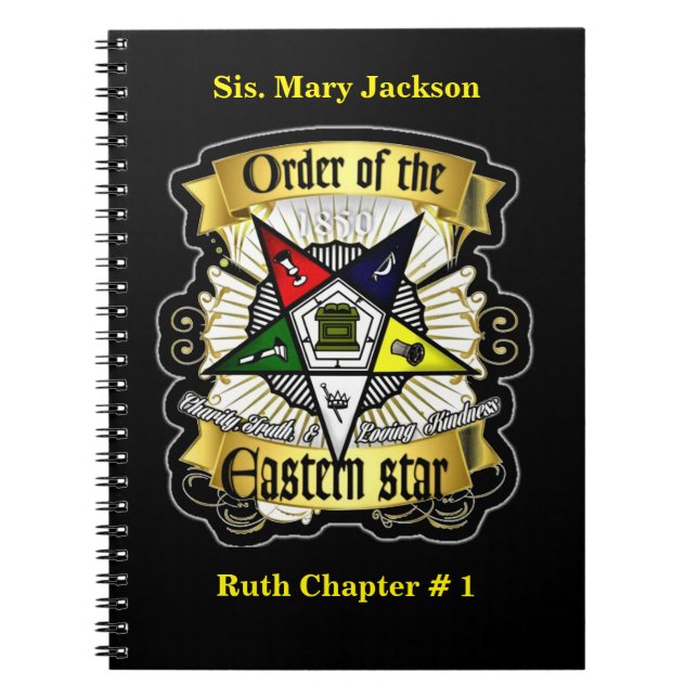Cuaderno Orden De Estrella Del Este (Frente)