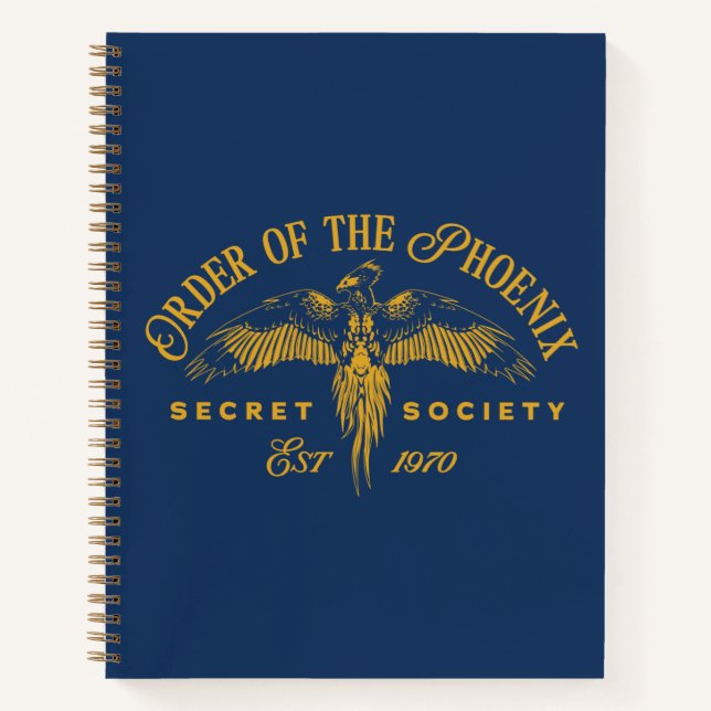 Cuaderno ORDEN DEL Gráfico De La Sociedad Secreta PHOENIX (Anverso)