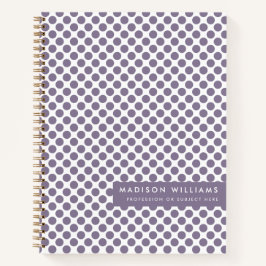 Cuaderno Ordenador portátil de punto moderno mínimo