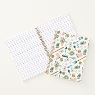 Cuaderno Ordenador portátil de tiempo de jardín