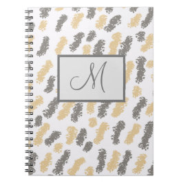 Cuaderno Ordenador portátil moderno personalizadoTaupe Gray