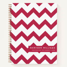 Cuaderno Ordenador portátil Zigzag moderno mínimo