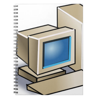 Cuaderno Ordenador retro