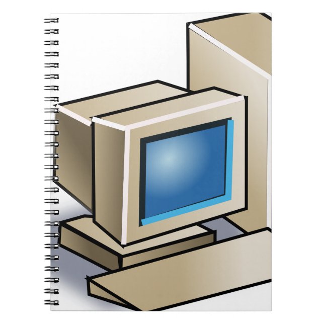 Cuaderno Ordenador retro (Frente)