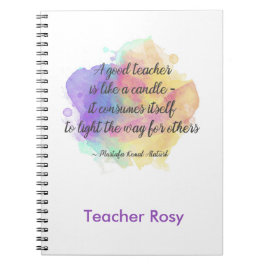 Cuaderno Ordenadores portátiles personalizados (Candle Quot