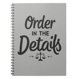 Cuaderno Order in the Details – Court Clerk