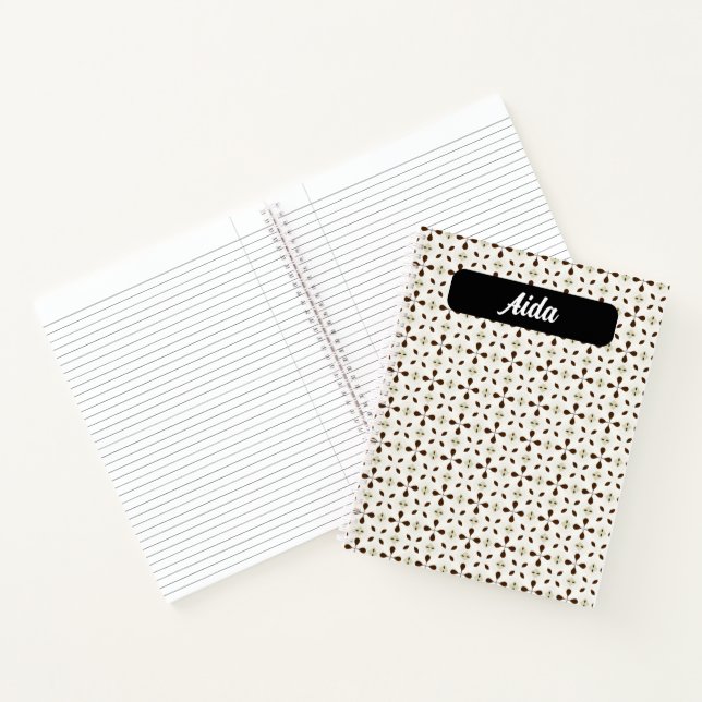 Cuaderno Organic Florals in Soothing Earth Tones (Interior)