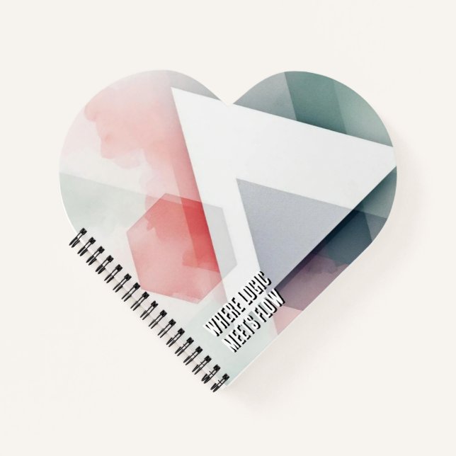 Cuaderno Organic Geometry Fusion | Watercolor & Geometric (Anverso)