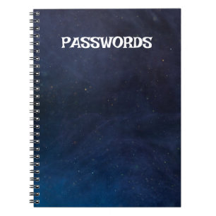 Cuaderno Organizador de contraseñas