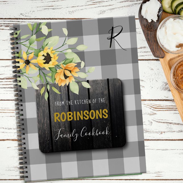 Cuaderno Organizador de recetas de cocina de granja de libr (Subido por el creador)