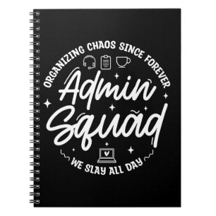 Cuaderno Organizando Caos Frase Divertida Día del Admin Equ