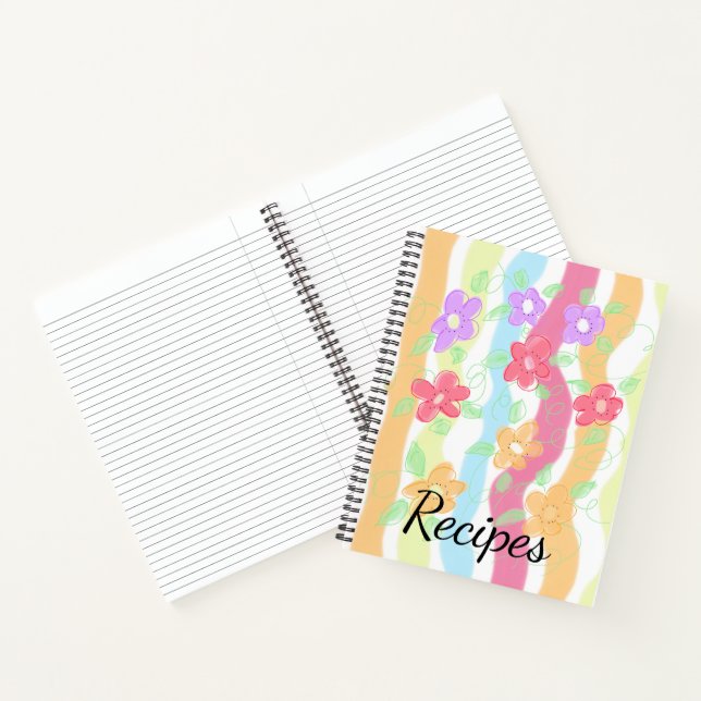 Cuaderno Organizar tus recetas (Interior)