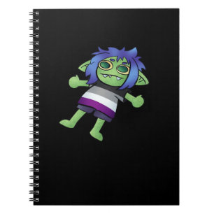 Cuaderno Orgullo Acésexual Goblincore Goblin Clásico