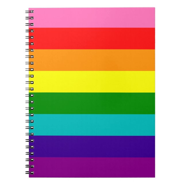 Cuaderno Orgullo arco iris 8 retro (Frente)