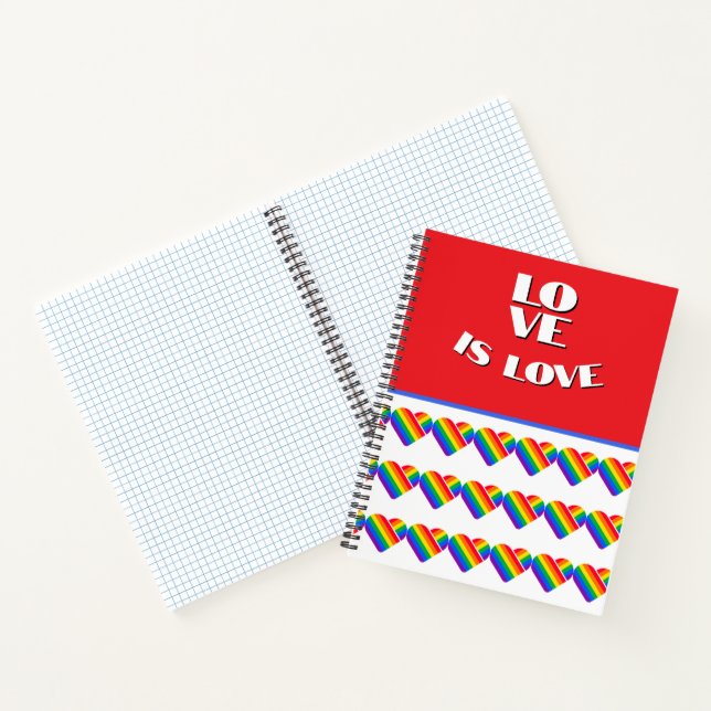 Cuaderno Orgullo Corazón Arcoíris  (Interior)