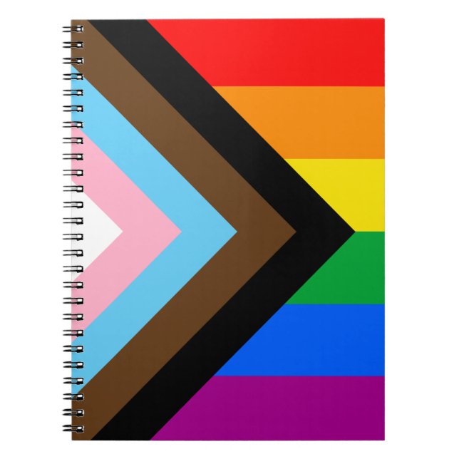 Cuaderno Orgullo de progreso LGBTQ+ (Frente)