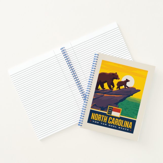 Cuaderno Orgullo del Estado | Carolina del Norte (Interior)