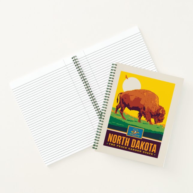 Cuaderno Orgullo del Estado | Dakota del Norte (Interior)