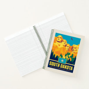 Cuaderno Orgullo del Estado Dakota del Sur