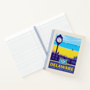 Cuaderno Orgullo del Estado Delaware