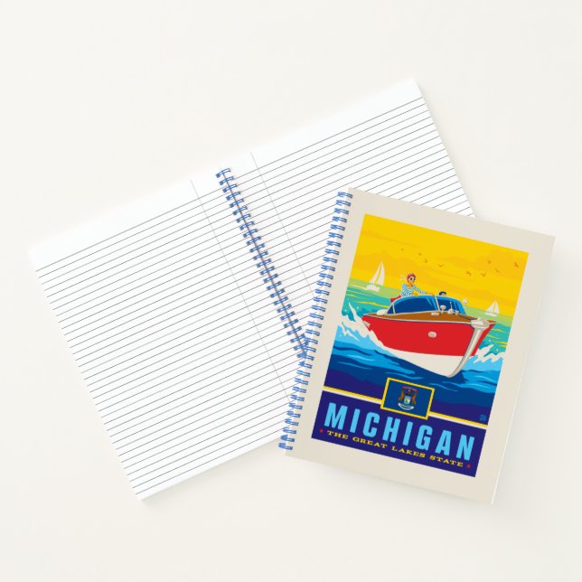 Cuaderno Orgullo del Estado | Michigan (Interior)