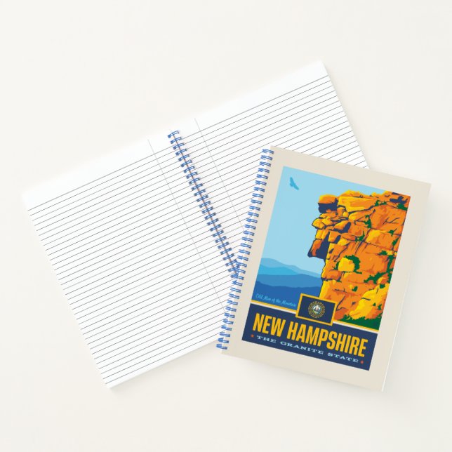 Cuaderno Orgullo del Estado | Nuevo Hampshire (Interior)