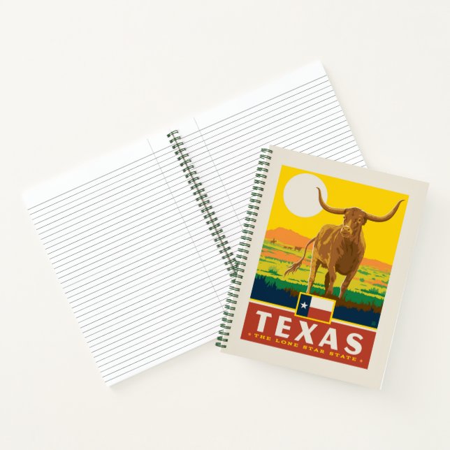 Cuaderno Orgullo del Estado | Texas (Interior)