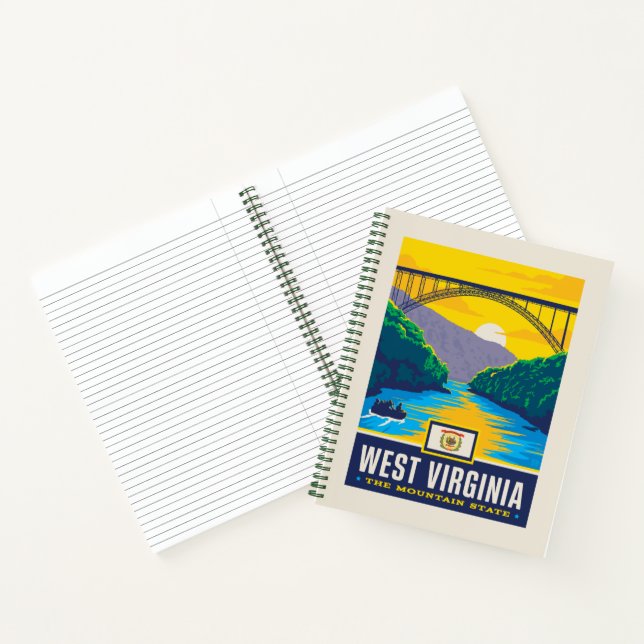Cuaderno Orgullo del Estado | Virginia Occidental (Interior)