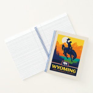 Cuaderno Orgullo del Estado Wyoming