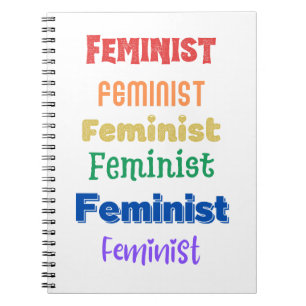 Cuaderno orgullo feminista - letra divertida - diario