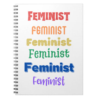 Cuaderno orgullo feminista - letra divertida - diario