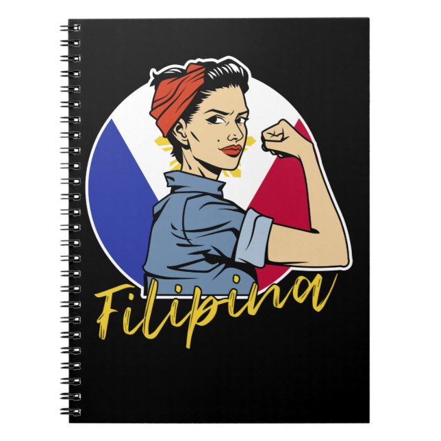 Cuaderno Orgullo Filipina Pinay Esposa Girlfriend Filipinas (Frente)