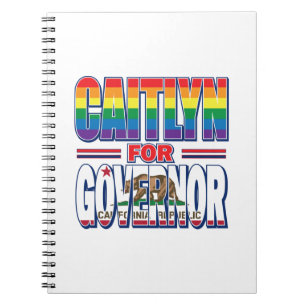 Cuaderno Orgullo gay de Caitlyn para gobernador
